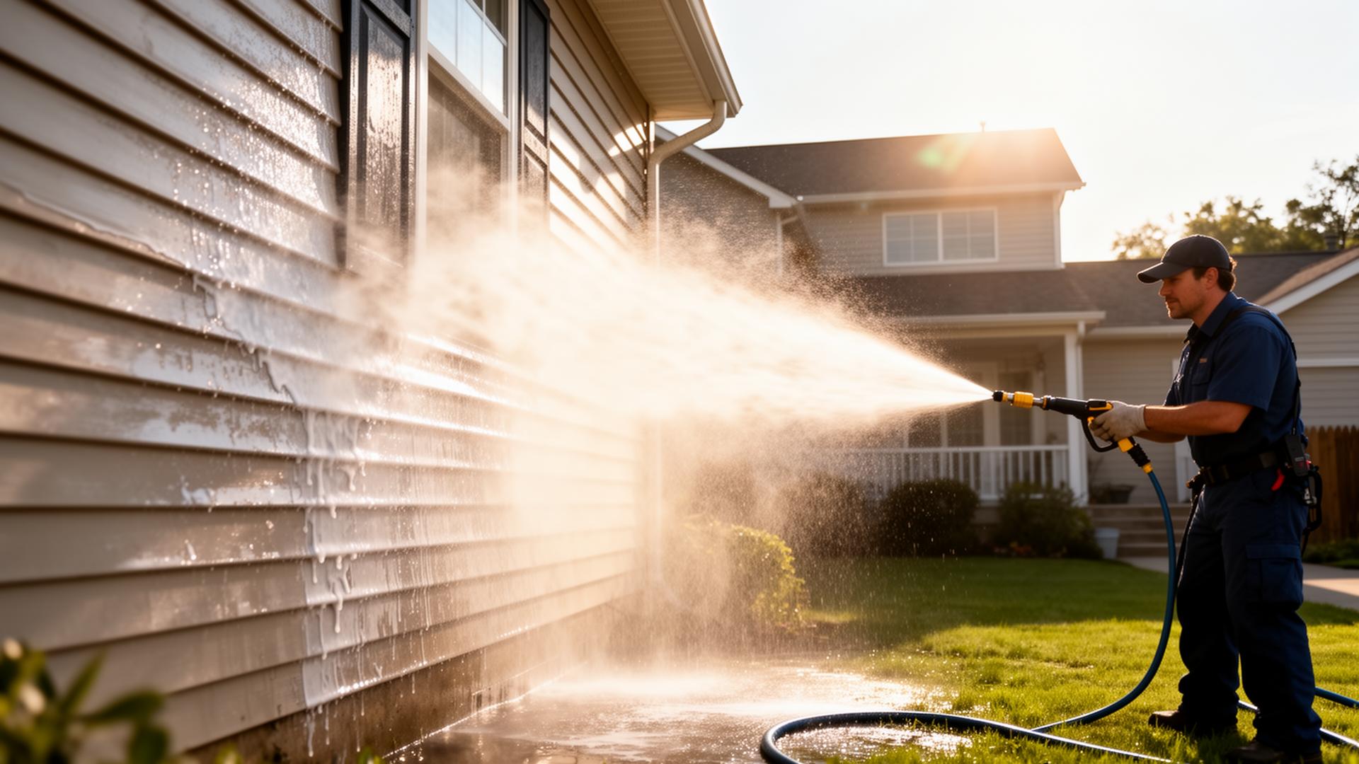 Power washing in Cuyahoga Falls, OH