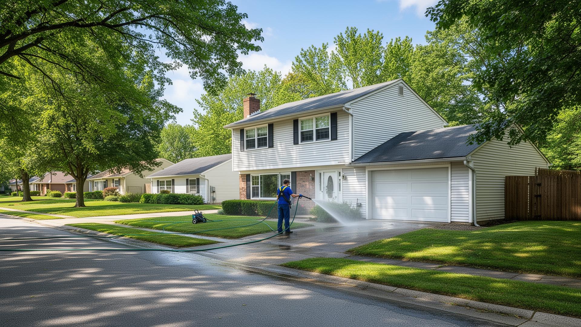 Power washing in North Canton, OH